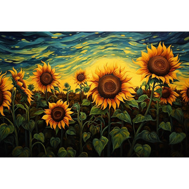 Tableau Peinture Les Tournesols
